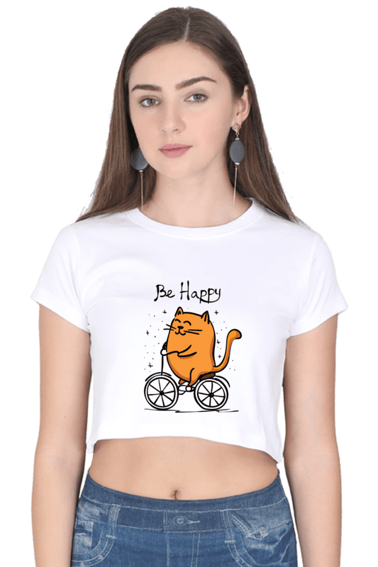 Be Happy | Crop Top - COOLLY